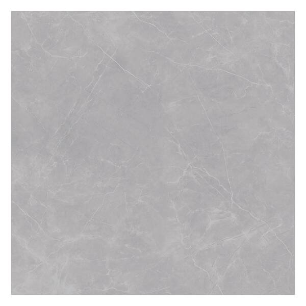 Porcelanato Marmorizado Acetinado Borda Reta Interno 120x120cm Gris Armani Biancogres